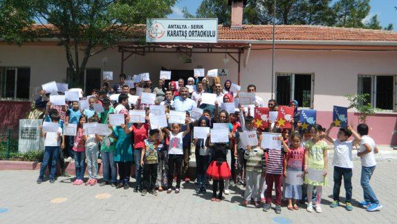 2016-2017 Eğitim Öğretim Yılı 2. Dönem Karne Töreni Karataş İlkokulu ve Ortaokulunda Yapıldı