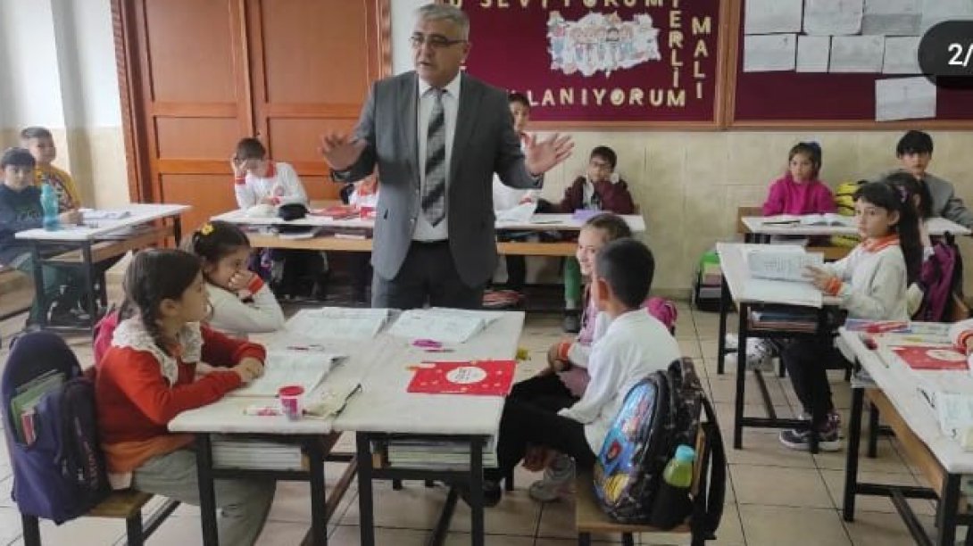 İlçe Milli Eğitim Müdürümüz Boğazkent Nurten Turan Kilit İlk-Ortaokulunu ziyaret etti.