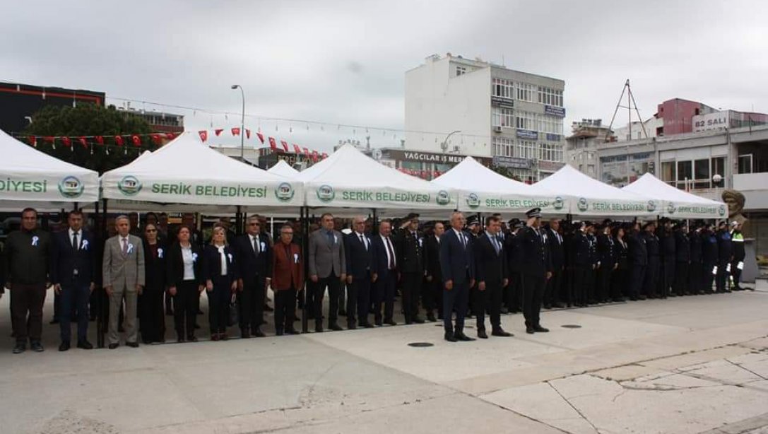 Türk Polis Teşkilatının Kuruluşunun 178. Yıl Dönümü ve Polis Haftası Çelenk Sunma Töreni gerçekleştirildi.