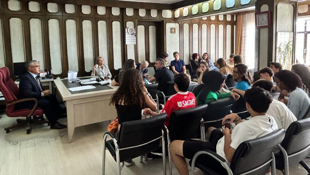 Erasmus Programı İle Portekiz'den Gelen Öğrencilerden Ziyaret