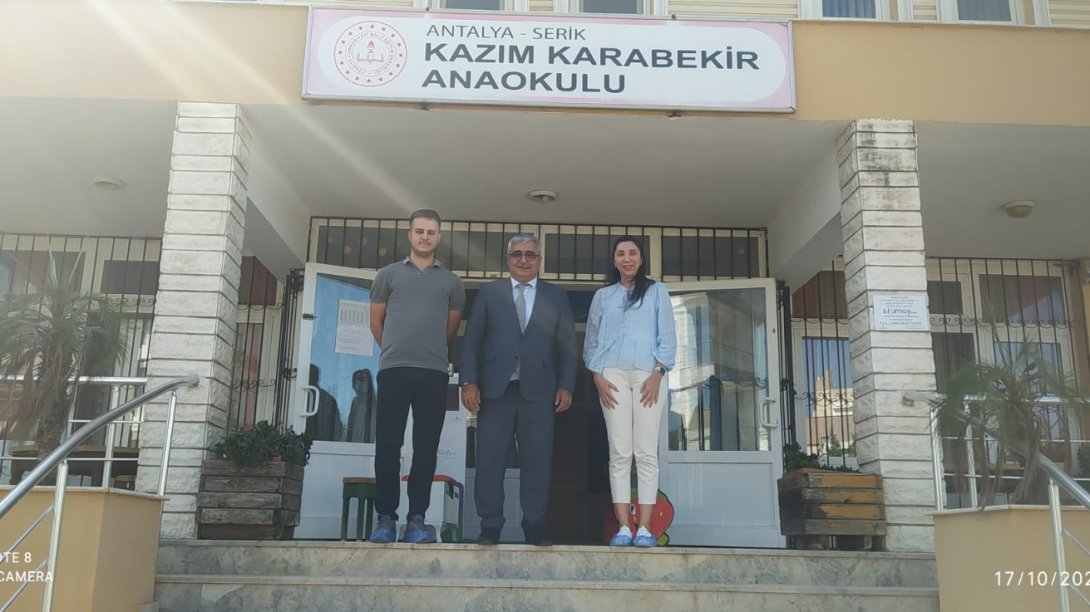 Kazım Karabekir Anaokulu ve Akçaalan Anaokulu'na Ziyaret