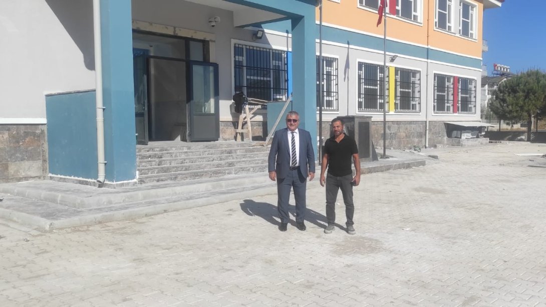 Kadriye Mahallesindeki İlkokul İnşaatına Ziyaret