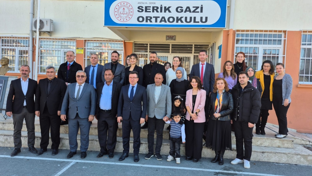 Serik Gazi Ortaokulunda Açılış Ziyareti